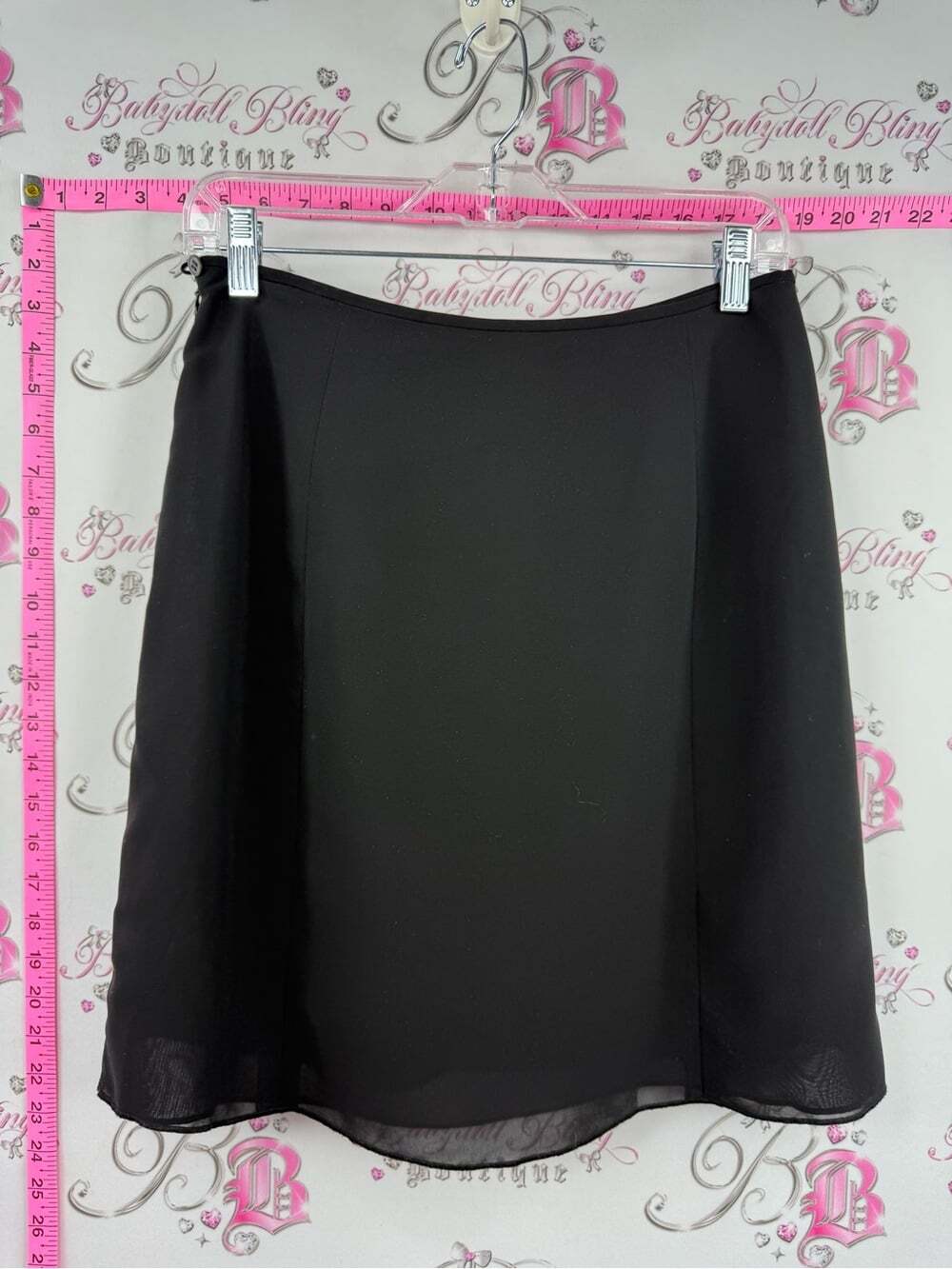 Esprit Black A-Line Skirt - Simple Flowy Design